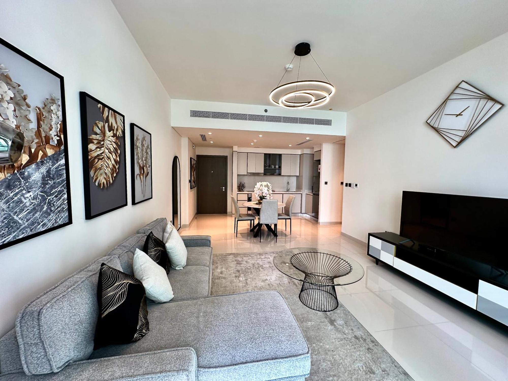 Lux Bnb I Sun Rise Bay I Palm & Sea View Apartment Dubai Ngoại thất bức ảnh